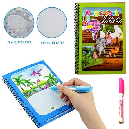 Magic Water Book Painting Drawing Coloring ( 3 Books + 3 Pens  999/-)