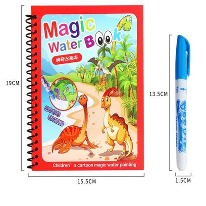 Magic Water Book Painting Drawing Coloring ( 3 Books + 3 Pens  999/-)