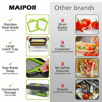 16 IN1 Vegetable Cutter & Slicer All in 1