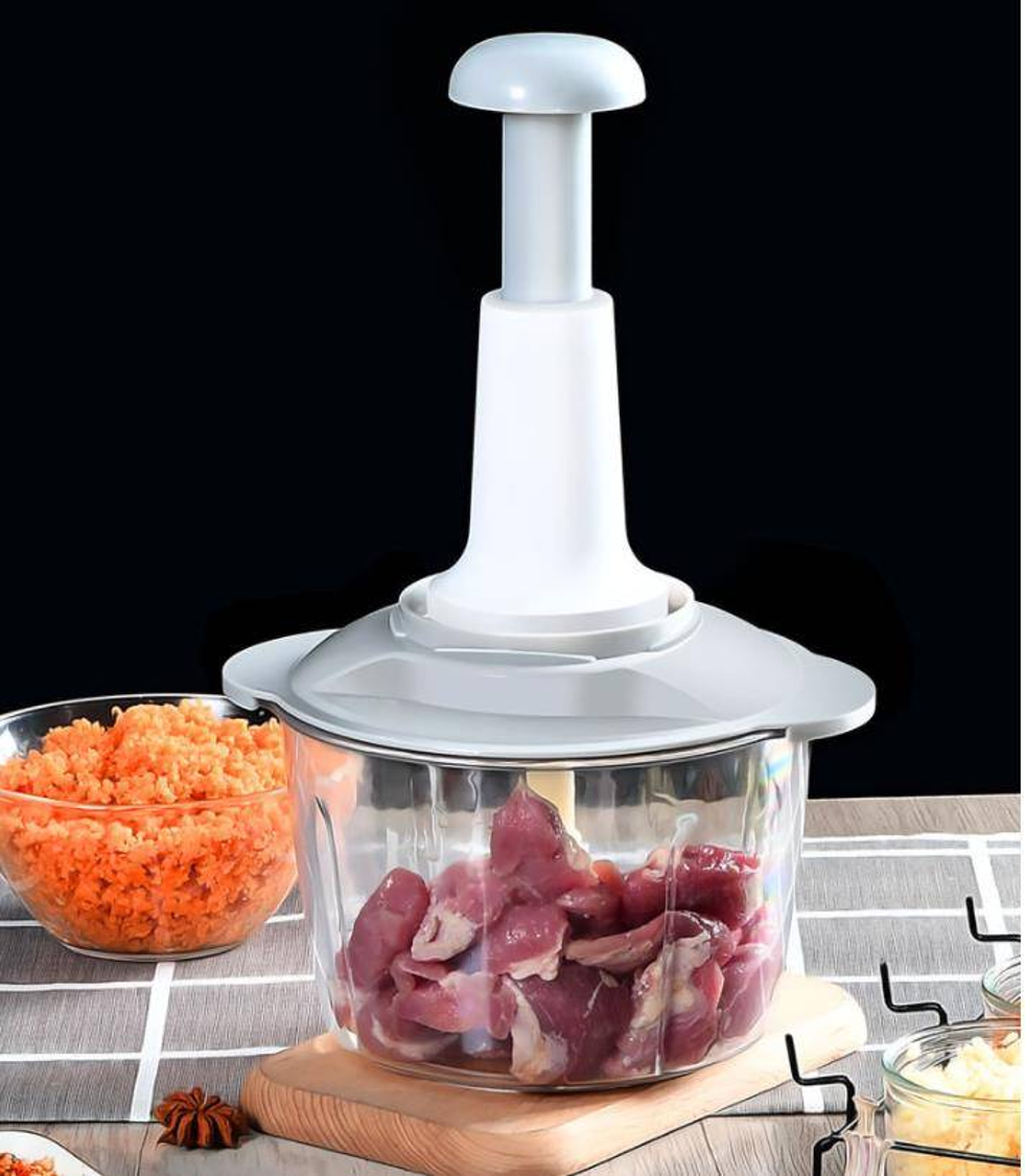Food Chopper Hand-Press 1.5 Liter