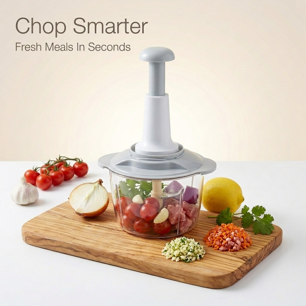 Food Chopper Hand-Press 1.5 Liter