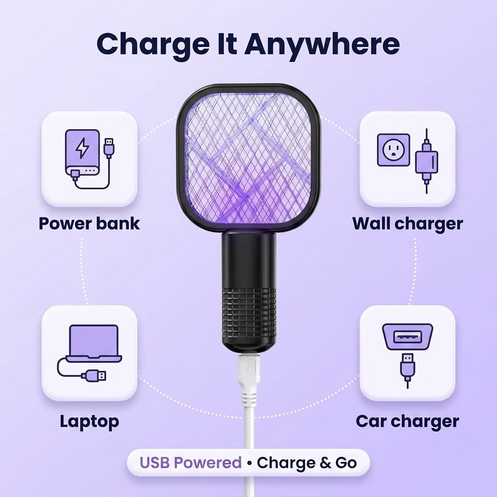 HOMEVIA ZapMax — Electric Mosquito Swatter
