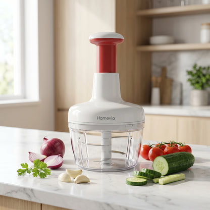Food Chopper Hand-Press 1.5 Liter