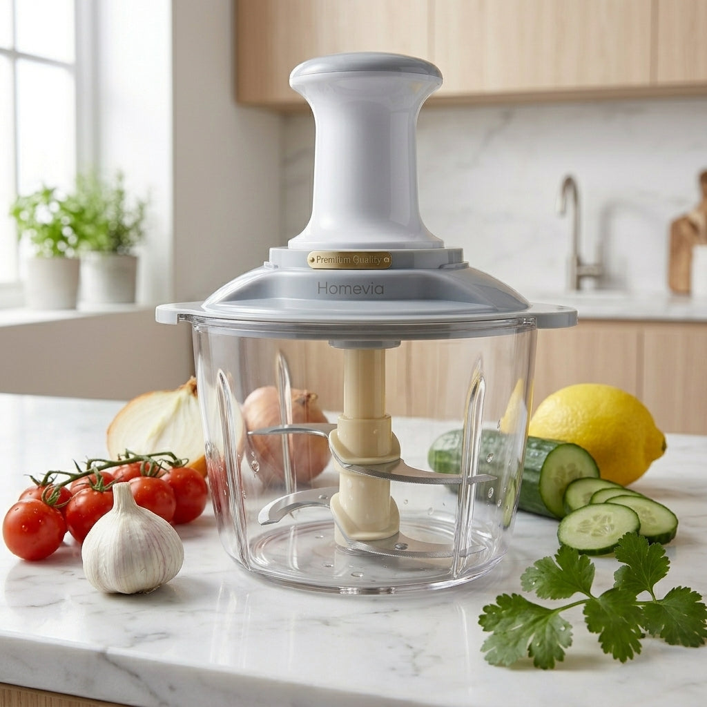 Food Chopper Hand-Press 1.5 Liter